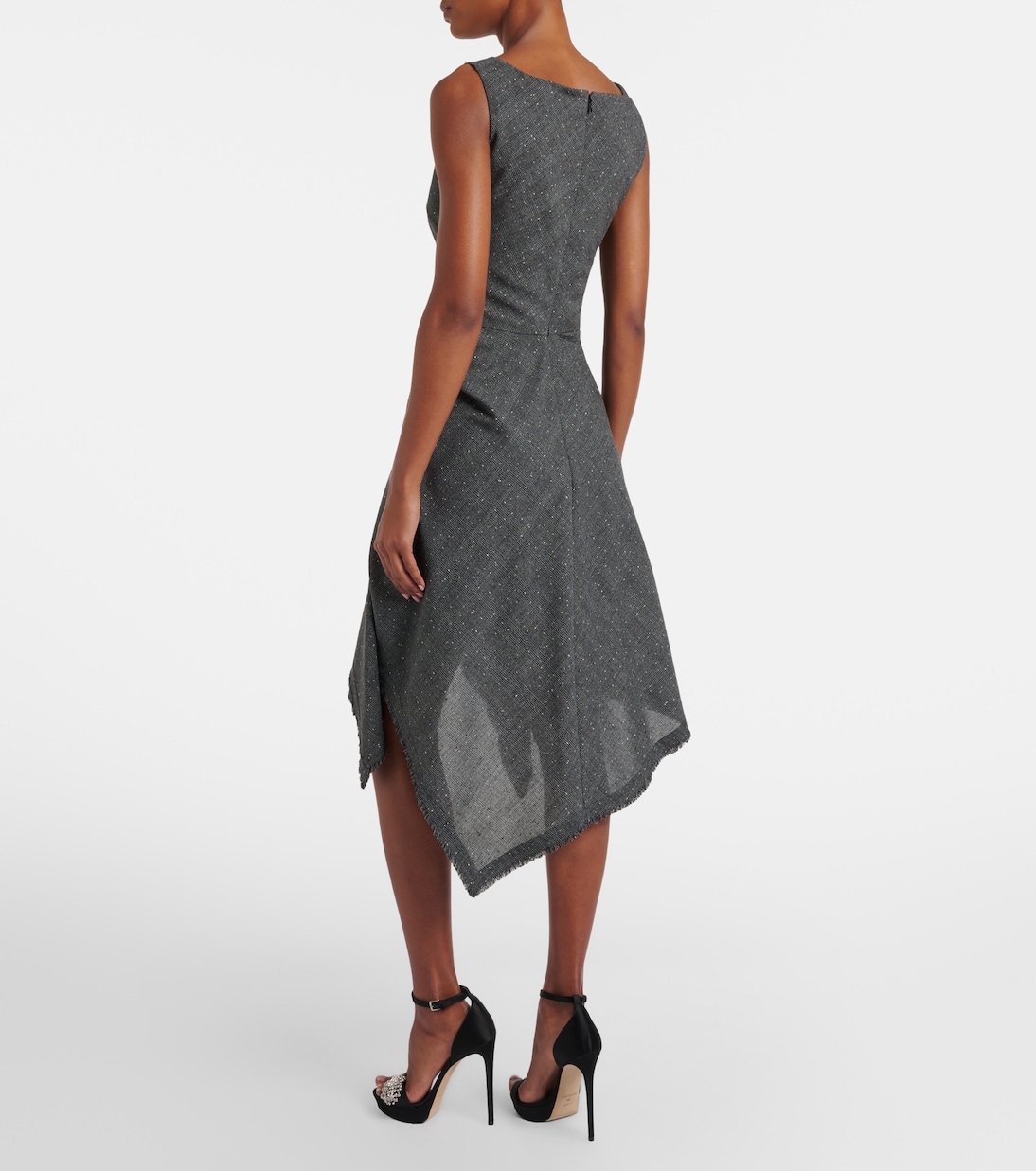 Wool midi dress | McQueen