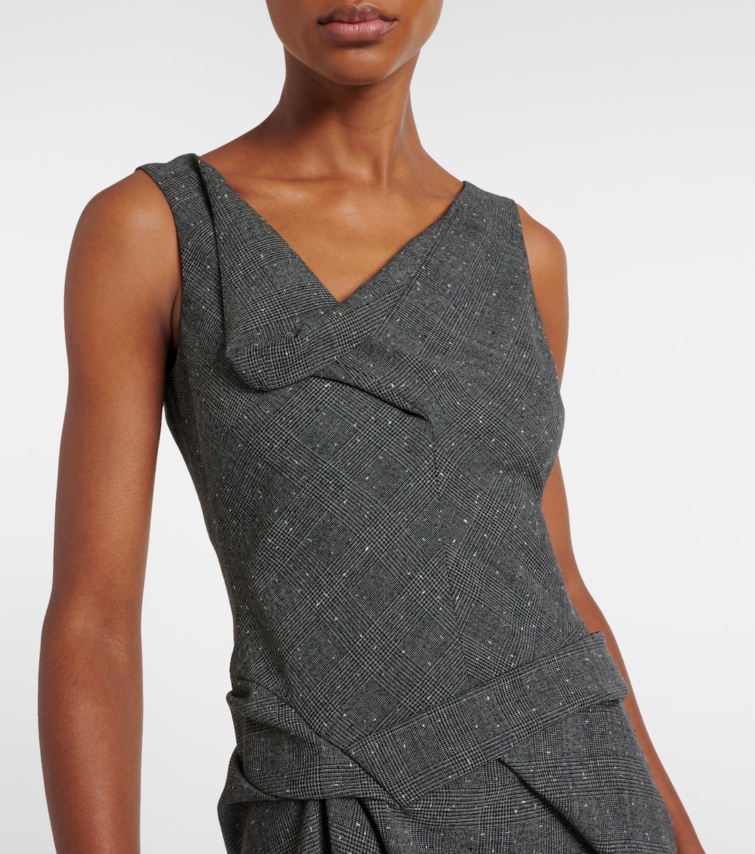 Wool midi dress | McQueen