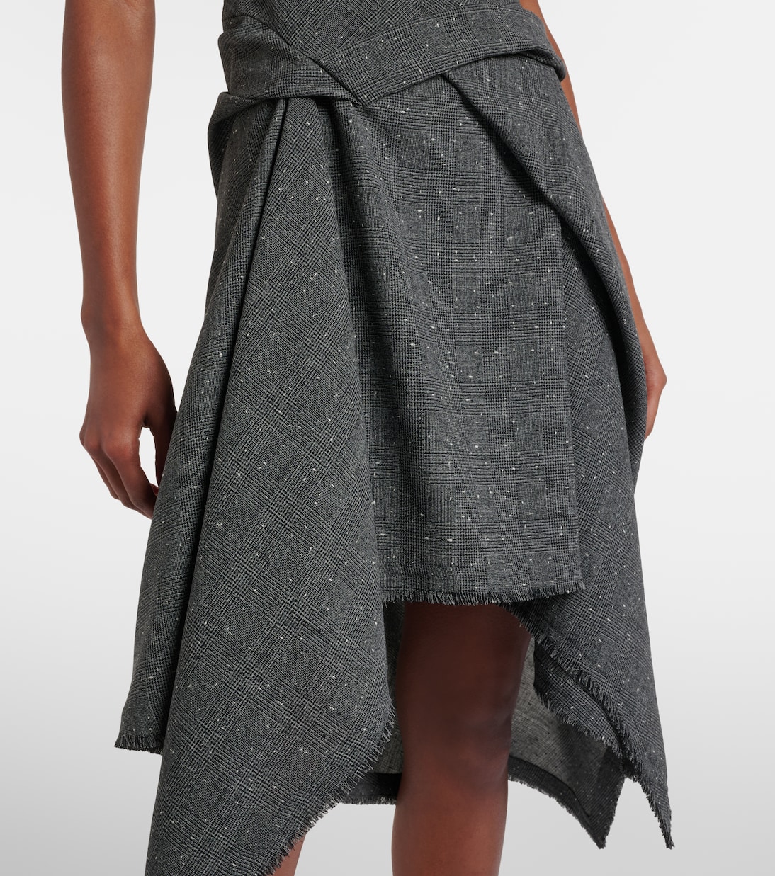 Wool midi dress | McQueen