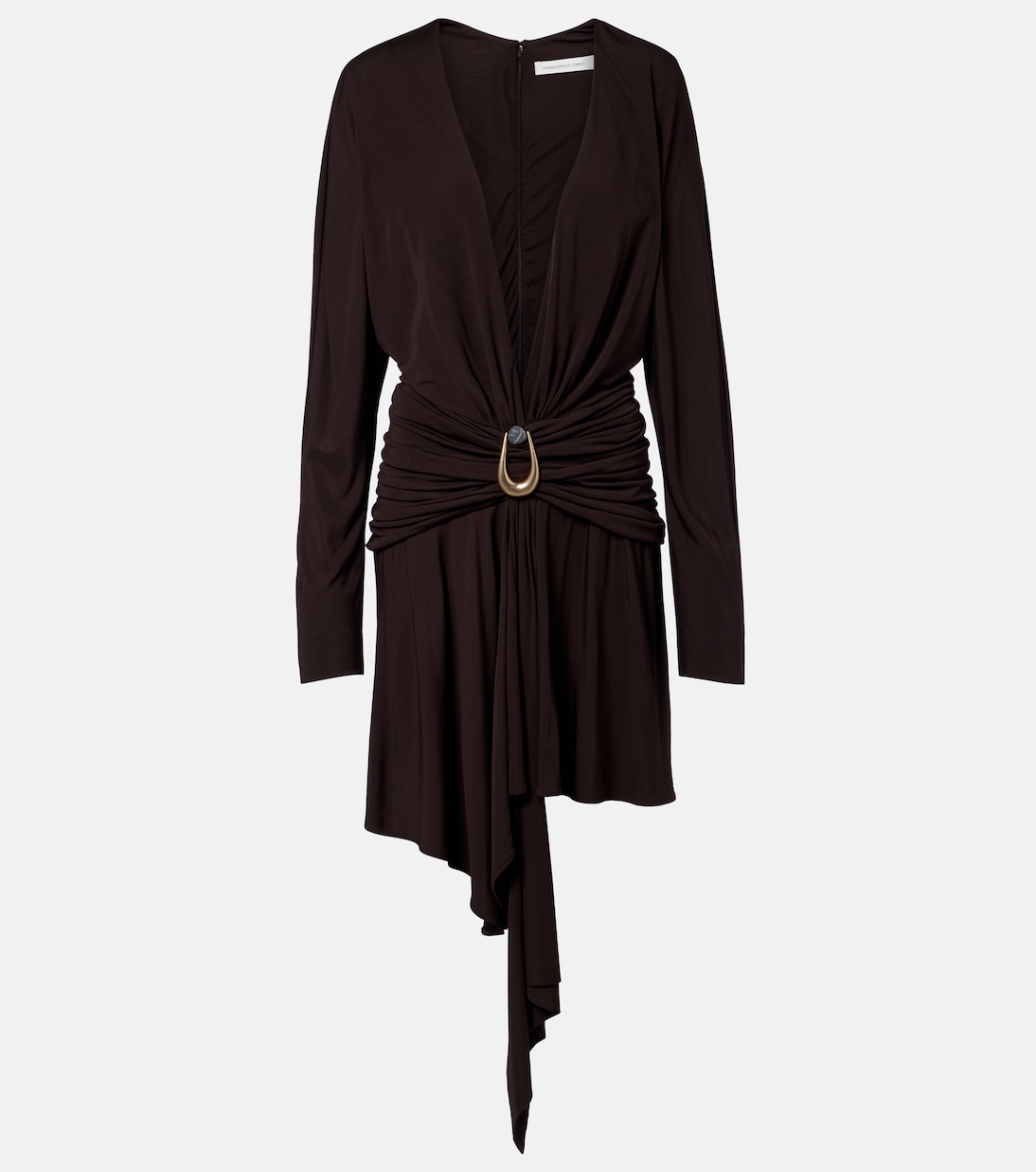 Stone Pin draped jersey minidress | Christopher Esber