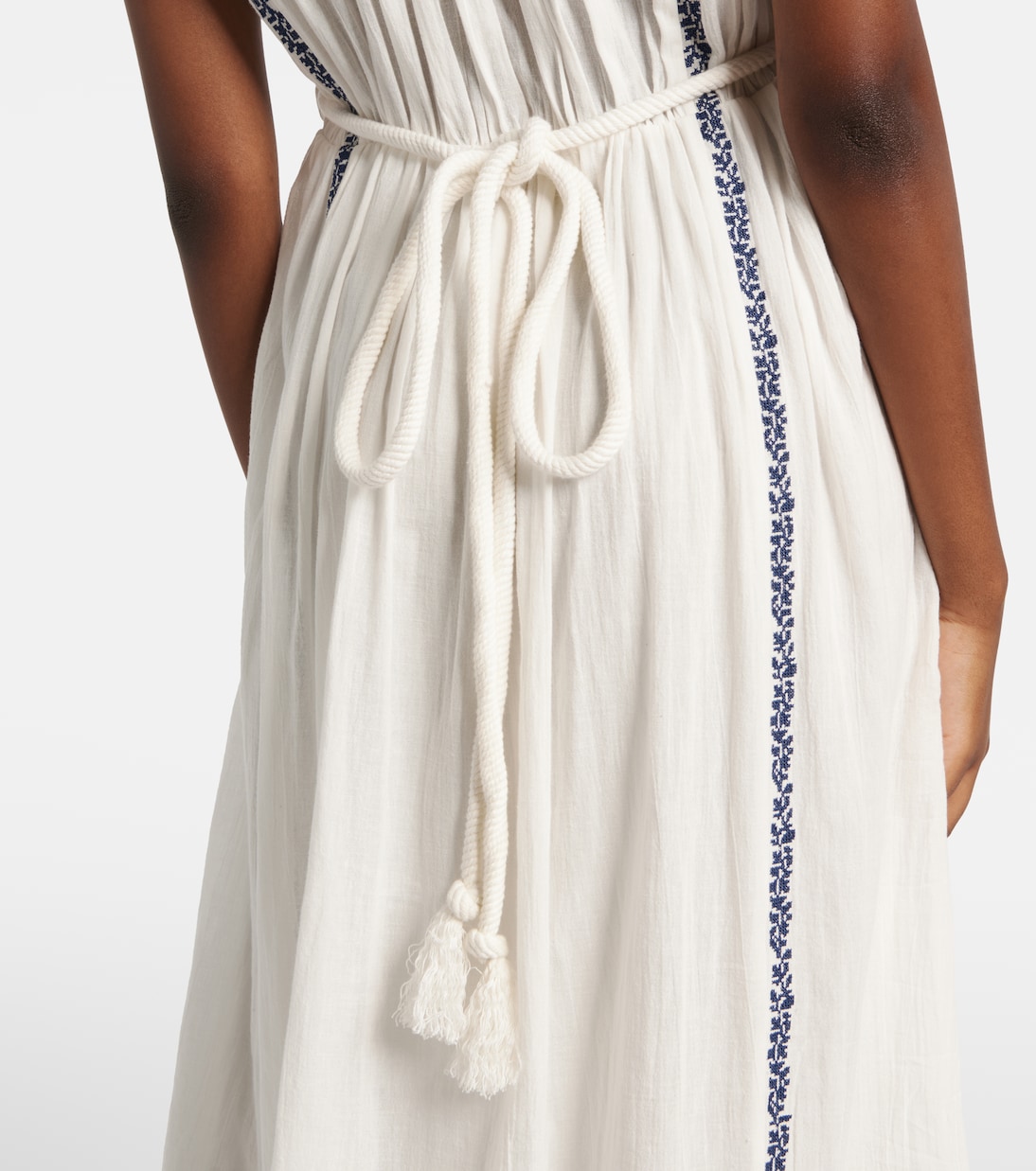 Besticktes Maxikleid Liviane aus Baumwolle | Marant Etoile