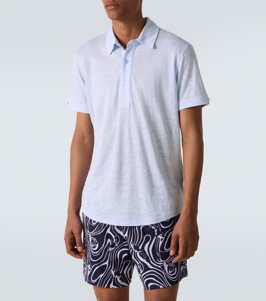 قميص بولو من الكتان Sebastian | Orlebar Brown