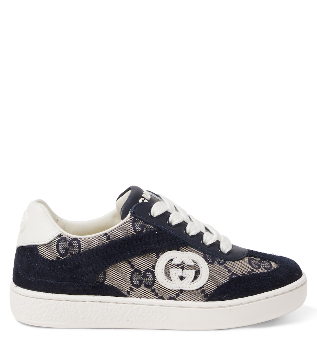 Sneakers G74 GG aus Canvas mit Veloursleder | Gucci Kids