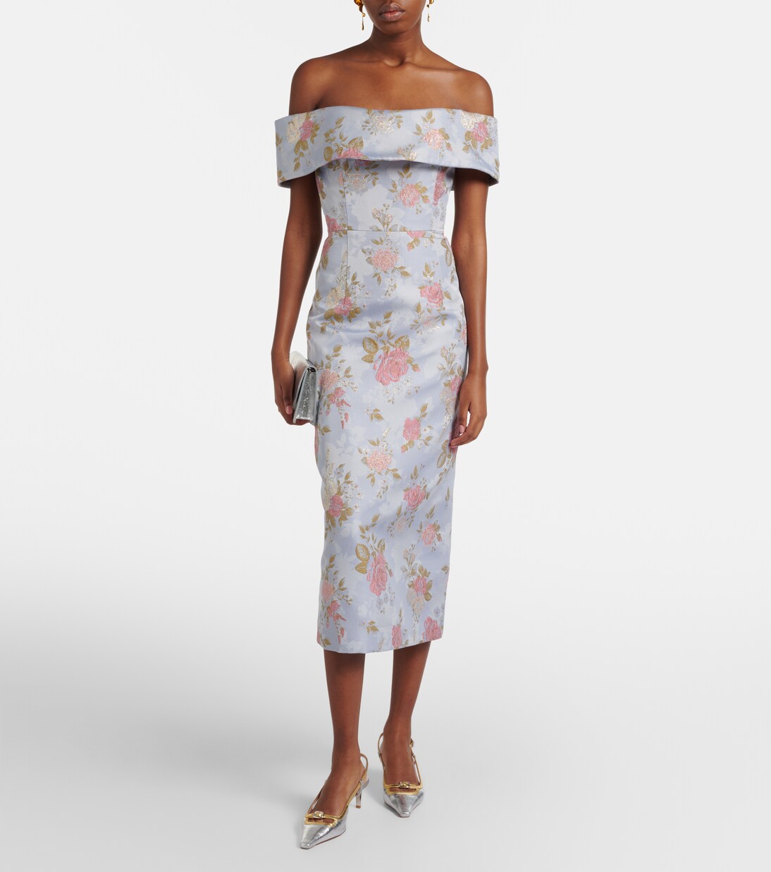 Midikleid Gloria aus Brokat | Markarian