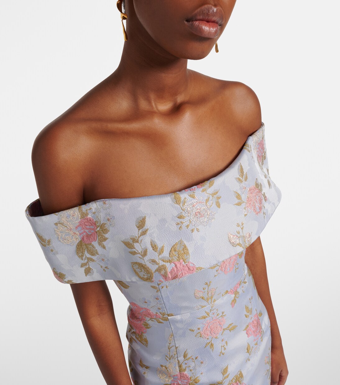 Midikleid Gloria aus Brokat | Markarian