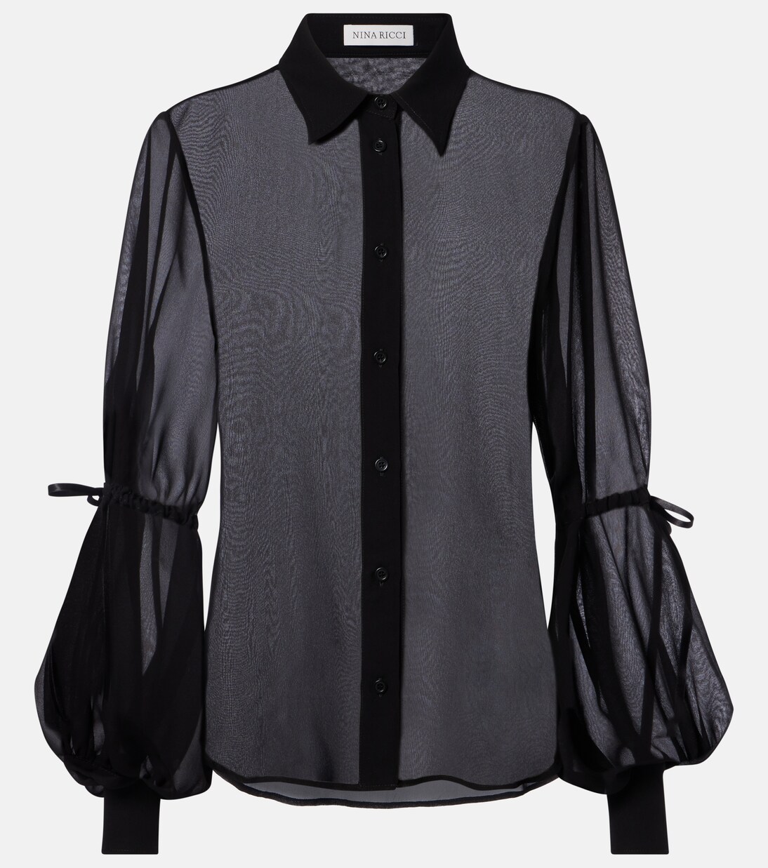 Sheer silk blouse | Nina Ricci