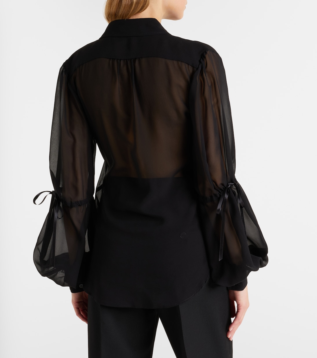 Sheer silk blouse | Nina Ricci