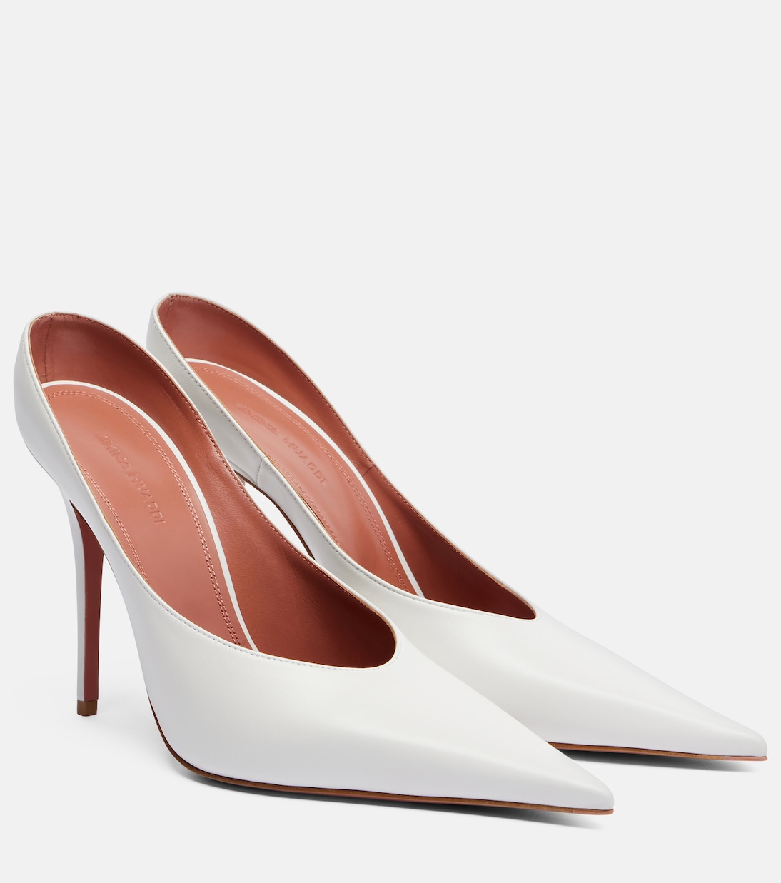 Anok leather pumps | Amina Muaddi
