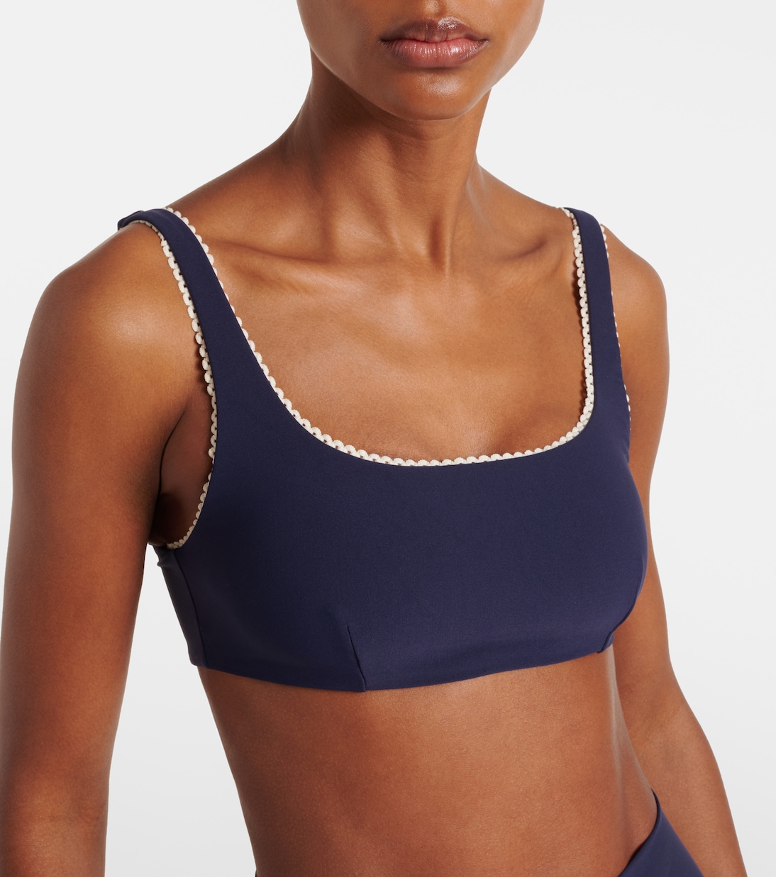 Maison scalloped sports bra | The Upside