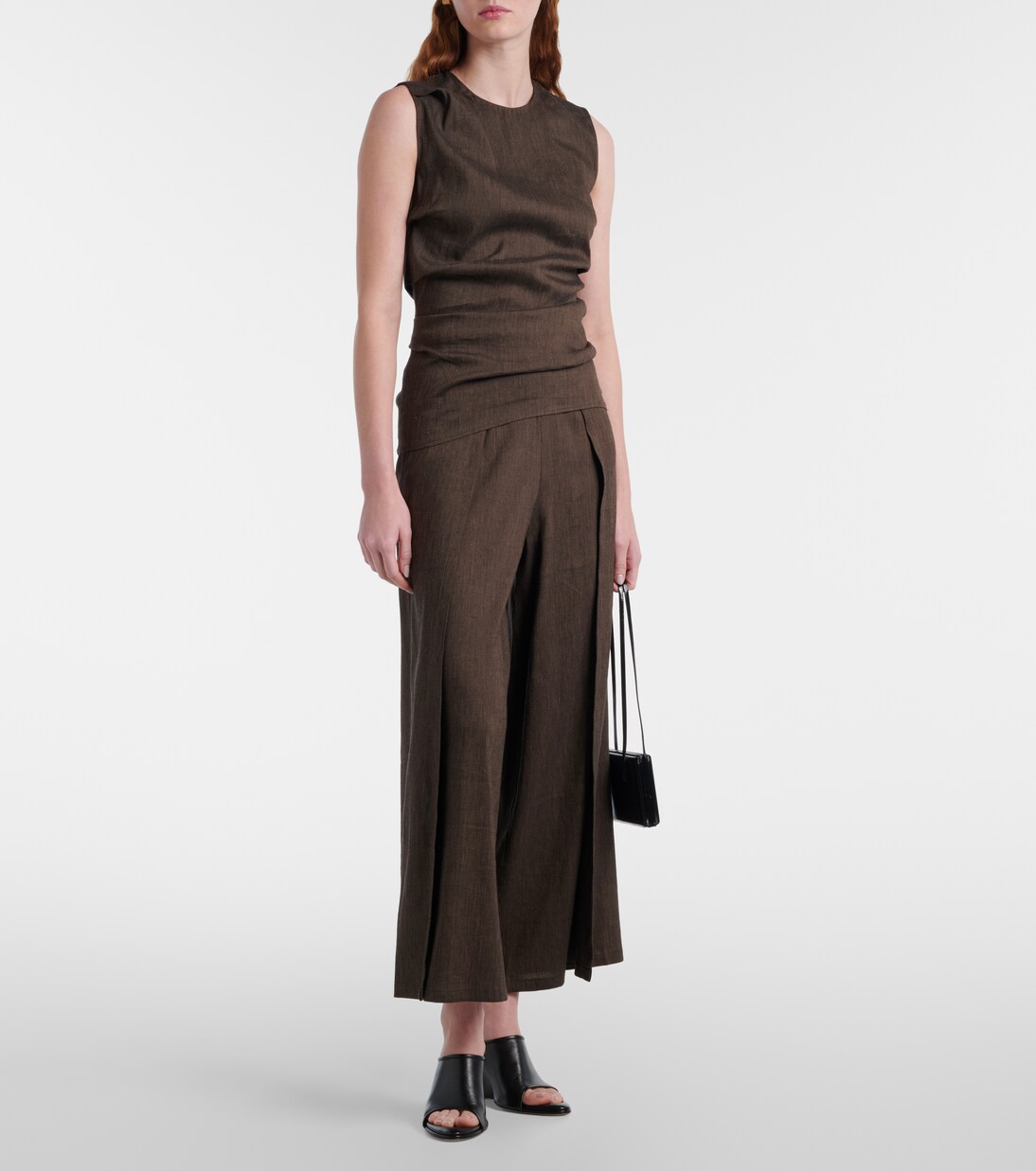 Calla linen-blend wide-leg pants | Proenza Schouler