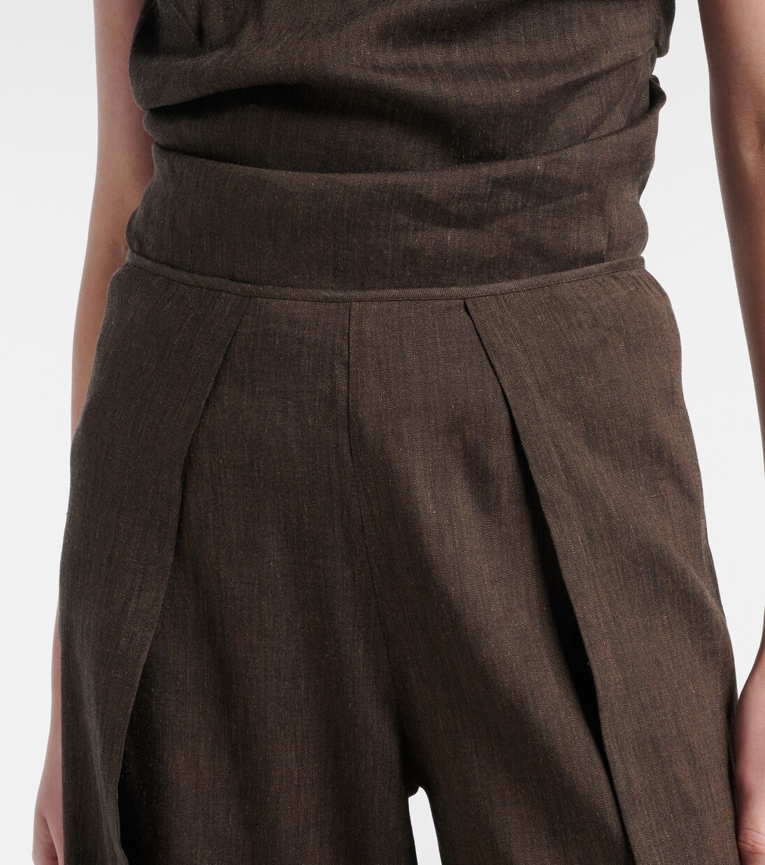 Calla linen-blend wide-leg pants | Proenza Schouler