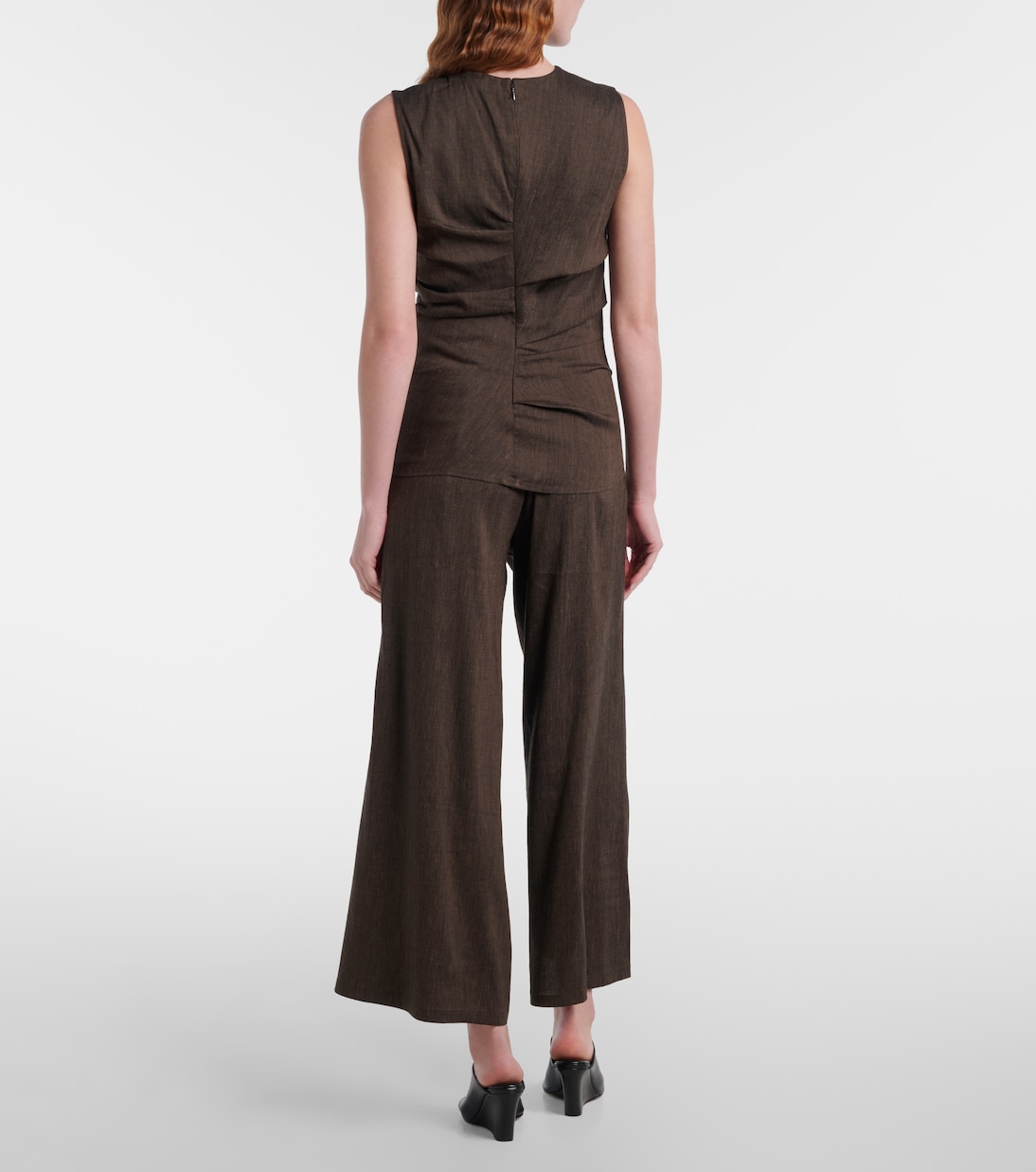 Calla linen-blend wide-leg pants | Proenza Schouler