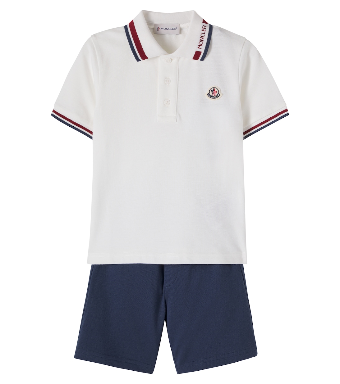 Ensemble polo et short en coton | Moncler Enfant