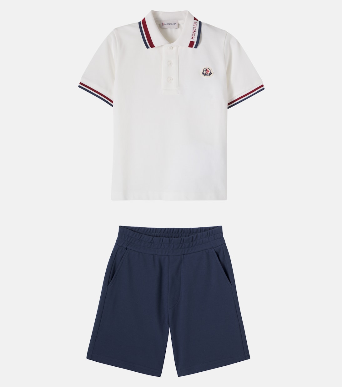 Ensemble polo et short en coton | Moncler Enfant
