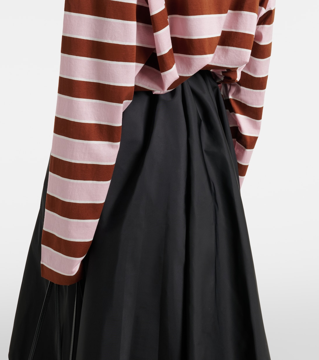 Cropped-Polohemd aus Baumwoll-Jersey | Prada