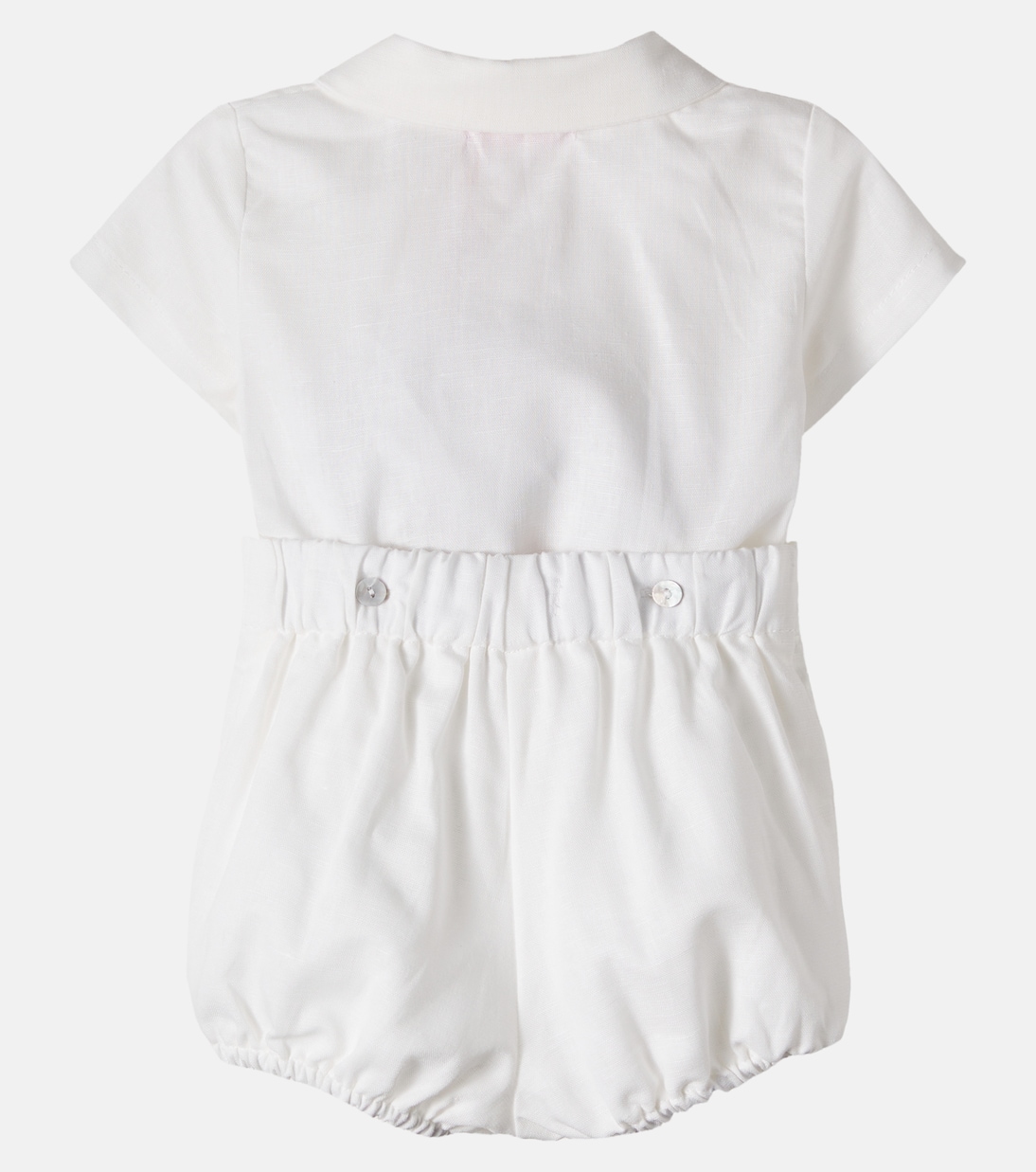 Bébé – Ensemble top et short bloomer Rory en lin et coton | La Coqueta