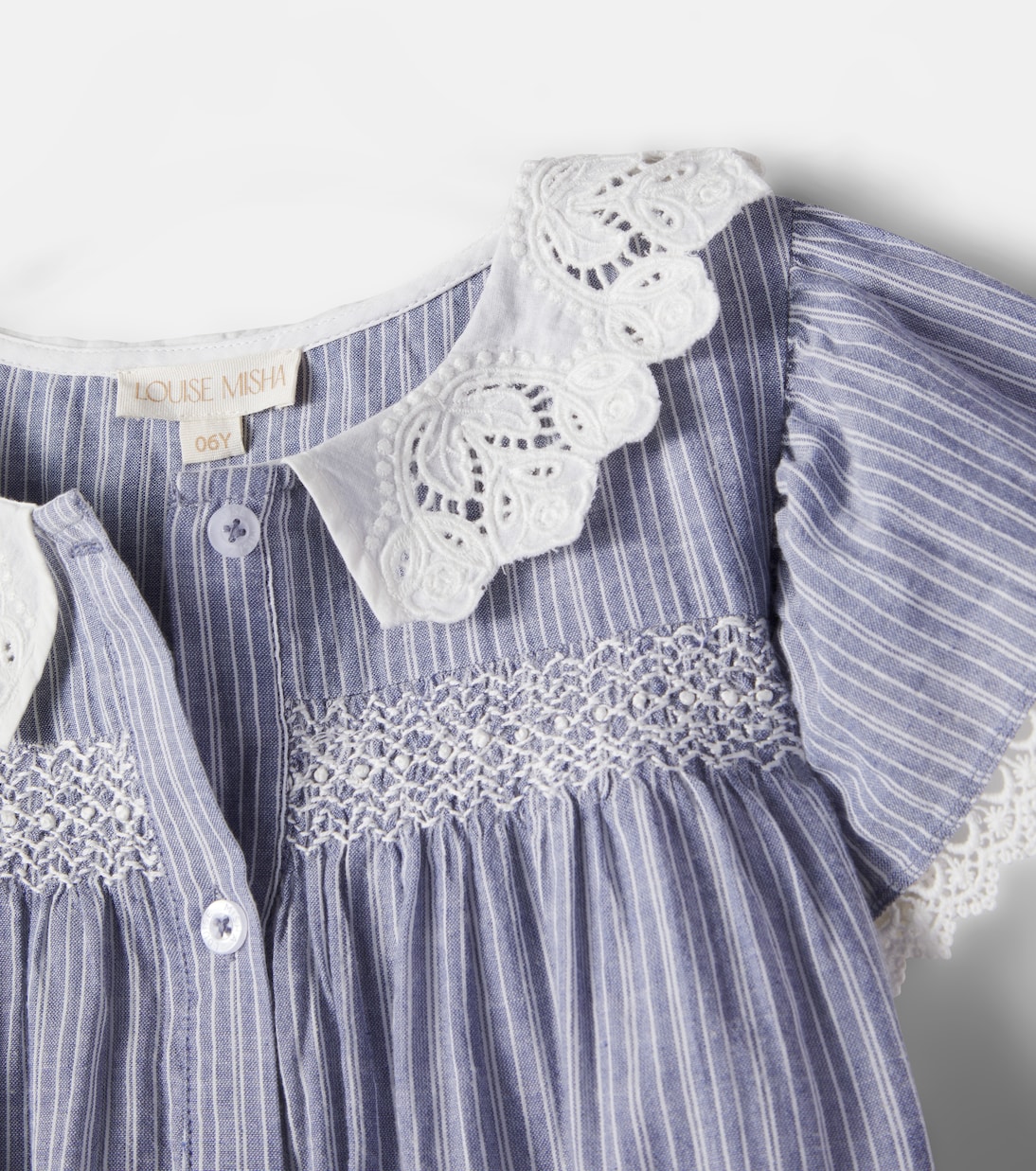 Arlina striped cotton shirt dress | Louise Misha