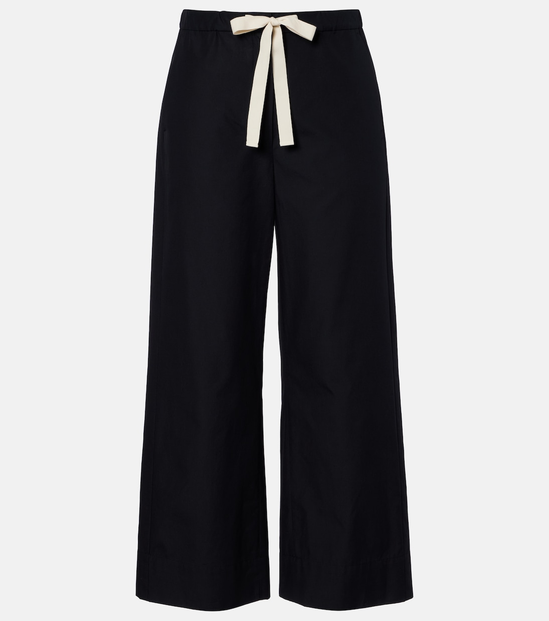 Argento cotton cropped wide-leg pants | 'S Max Mara
