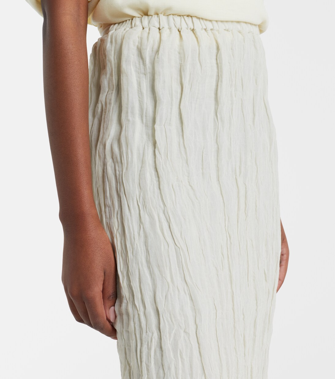 Cotton-blend midi skirt | Róhe