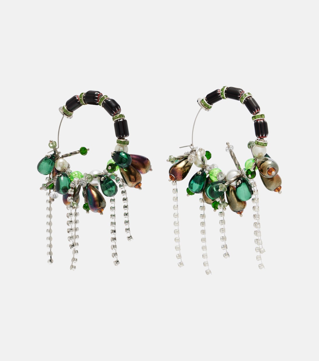 Embellished hoop earrings | Dries Van Noten