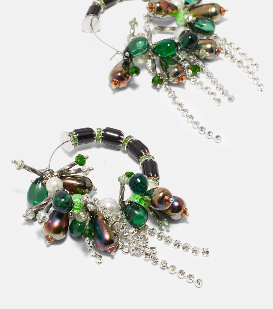 Embellished hoop earrings | Dries Van Noten