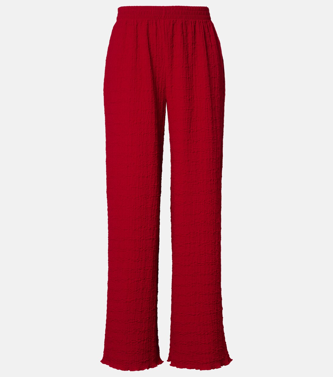 Mika seersucker wide-leg pants | Jade Swim