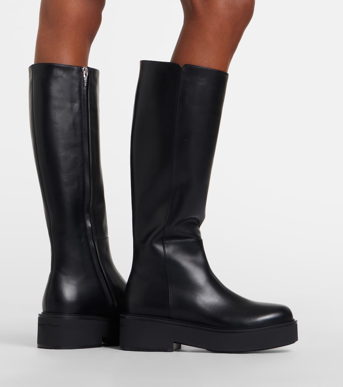 Hiro leather mid-calf boots | Gianvito Rossi