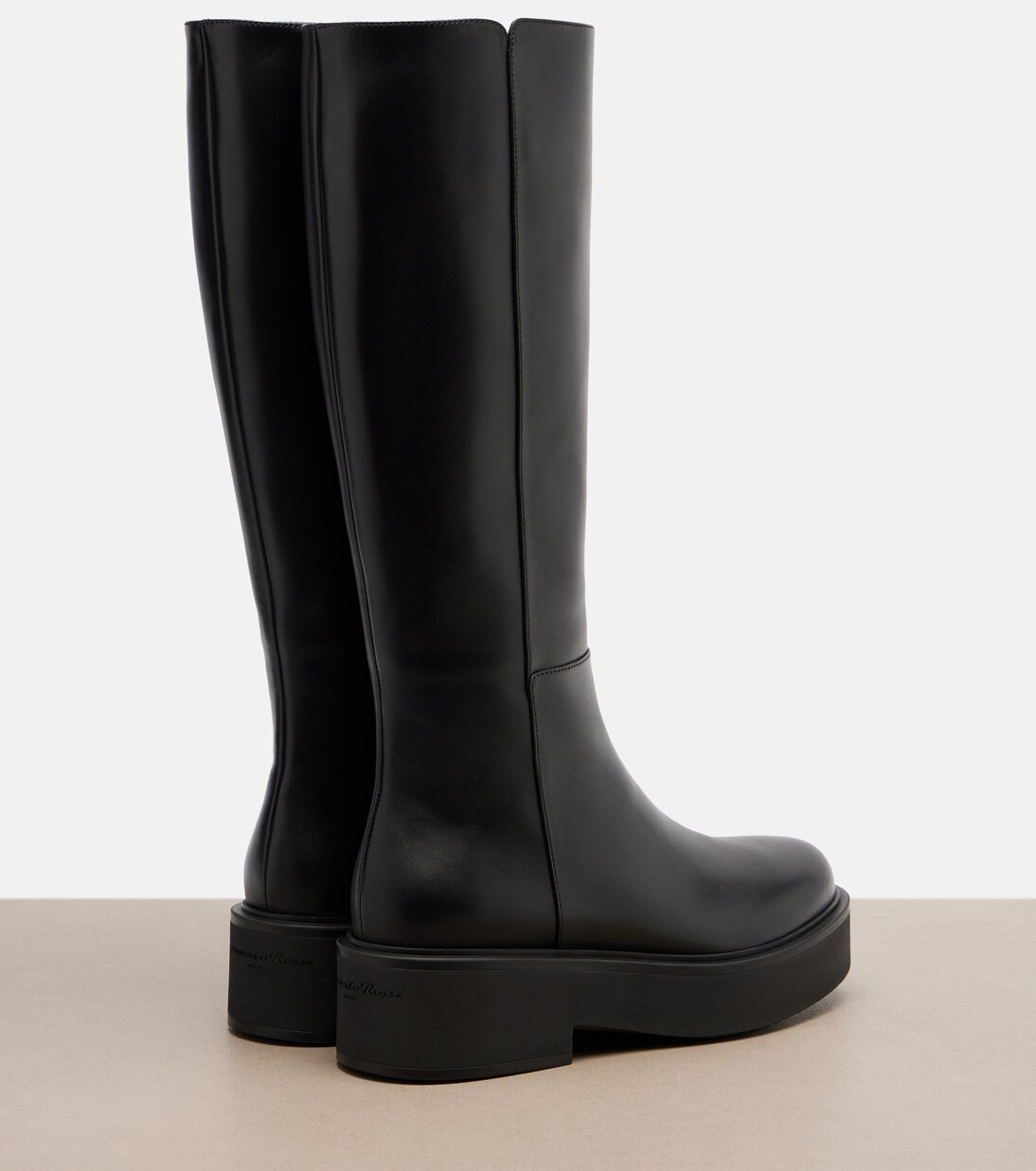 Hiro leather mid-calf boots | Gianvito Rossi