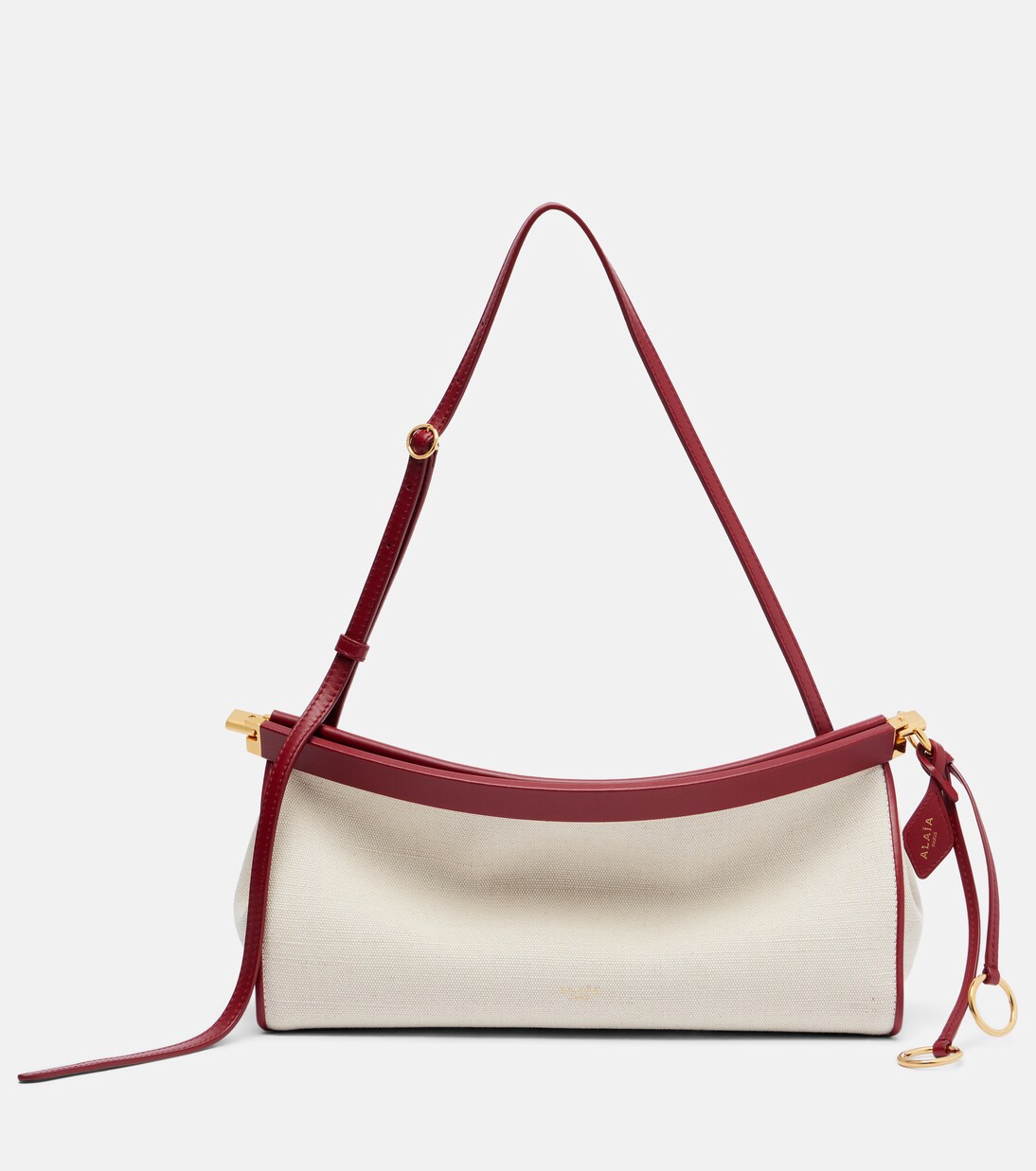 Le Click Medium canvas shoulder bag | Alaïa
