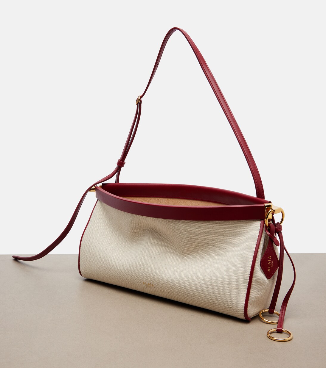 Le Click Medium canvas shoulder bag | Alaïa