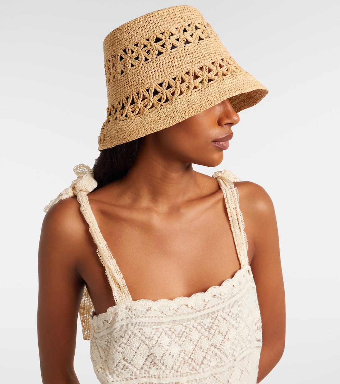 Raffia bucket hat | Zimmermann