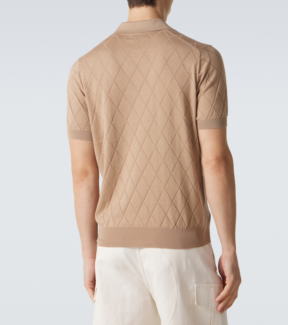 Knitted cotton polo shirt | Brunello Cucinelli