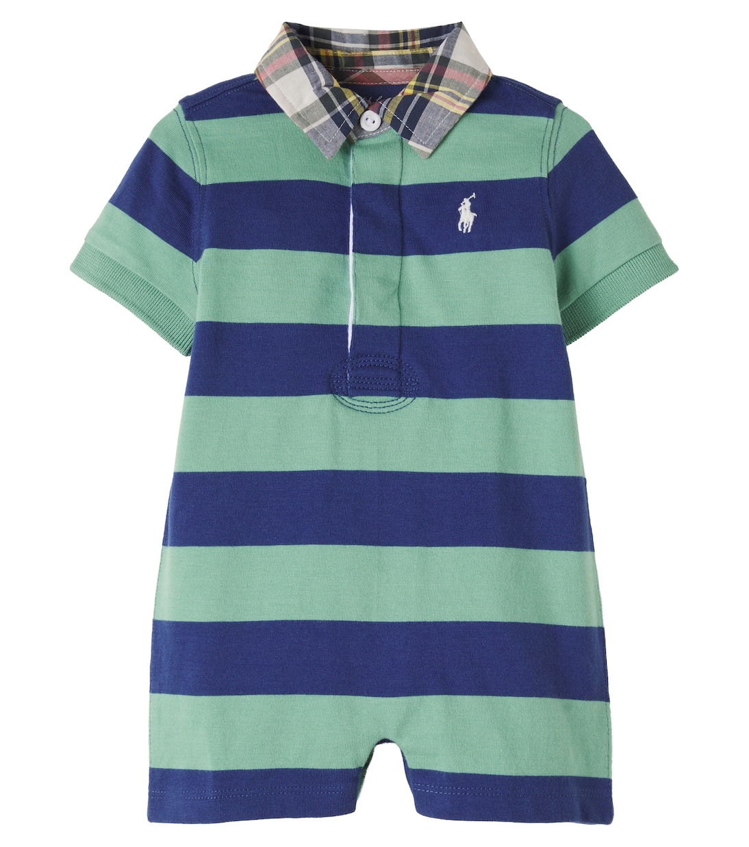 Baby striped cotton jersey playsuit | Polo Ralph Lauren Kids