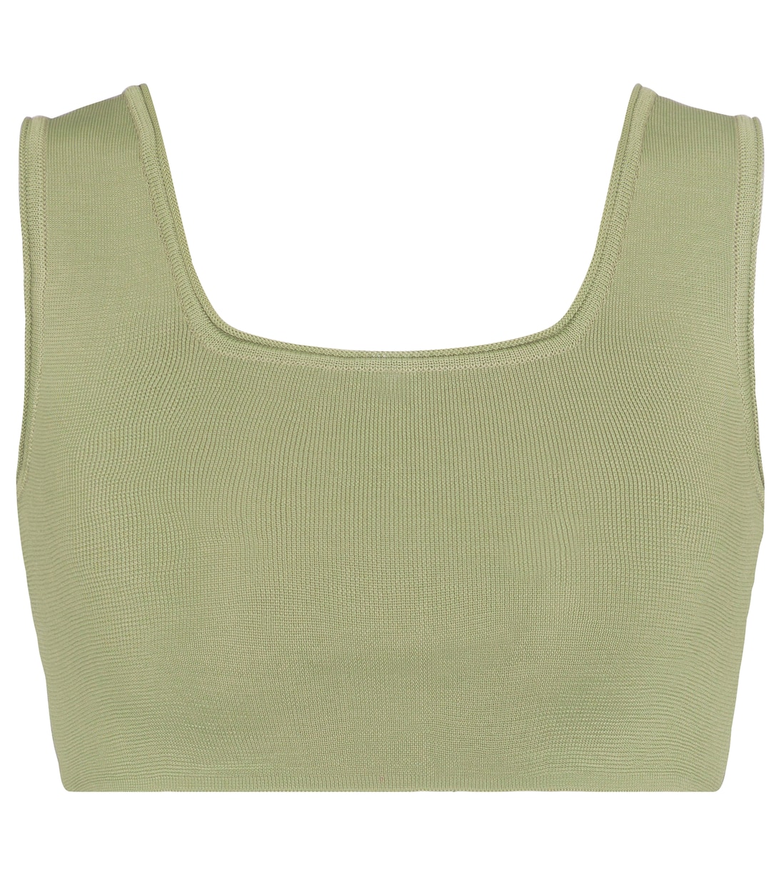 Cropped-Top aus Rippstrick | LOW CLASSIC