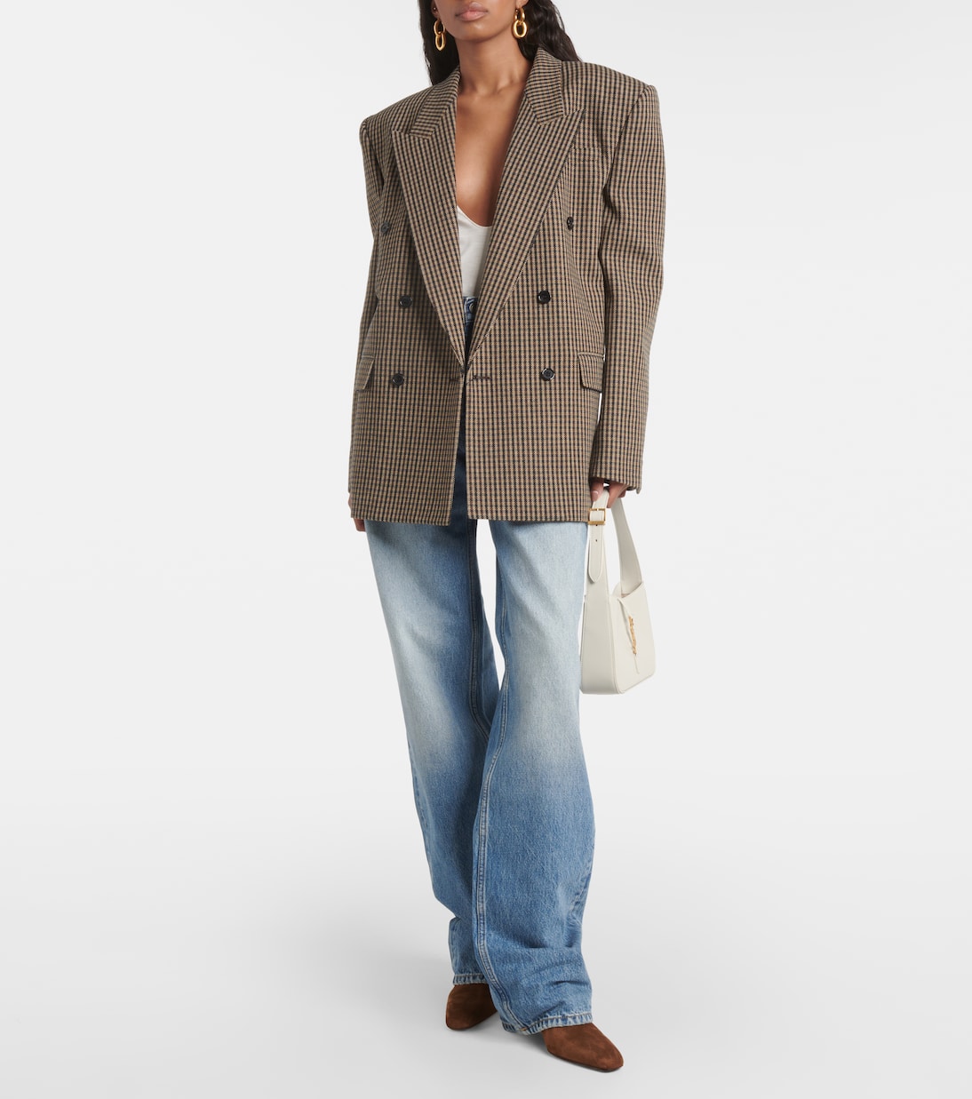 Le 5 à 7 leather shoulder bag | Saint Laurent