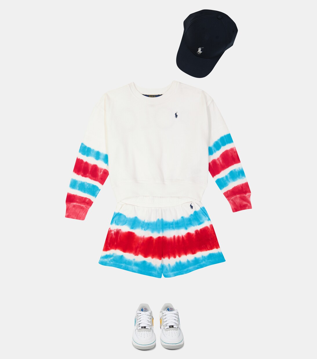Sweat-shirt tie & dye en coton | Polo Ralph Lauren Kids