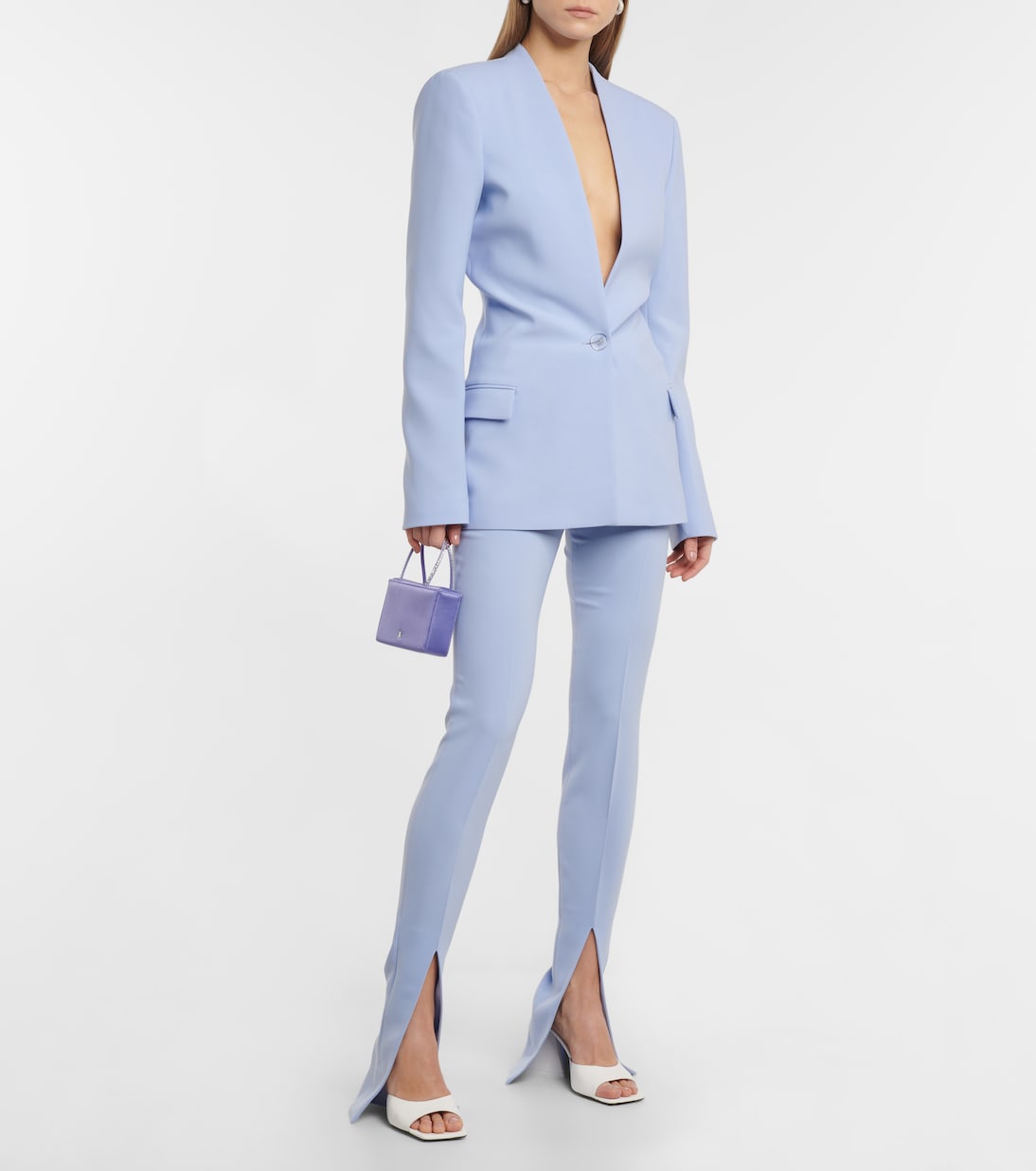 Blazer Thelma aus Crêpe | The Attico