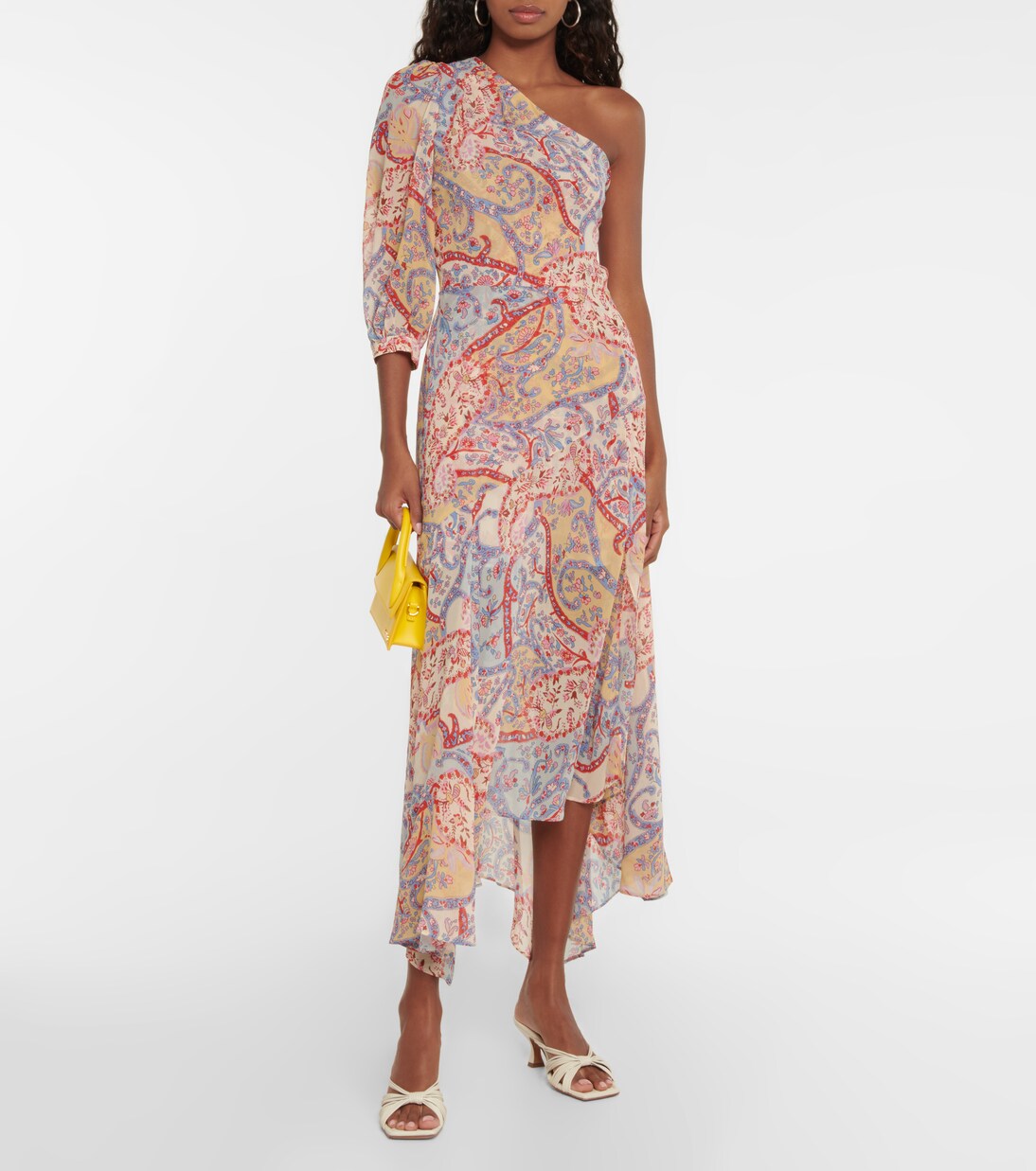 Robe midi Kimber à fleurs | Veronica Beard