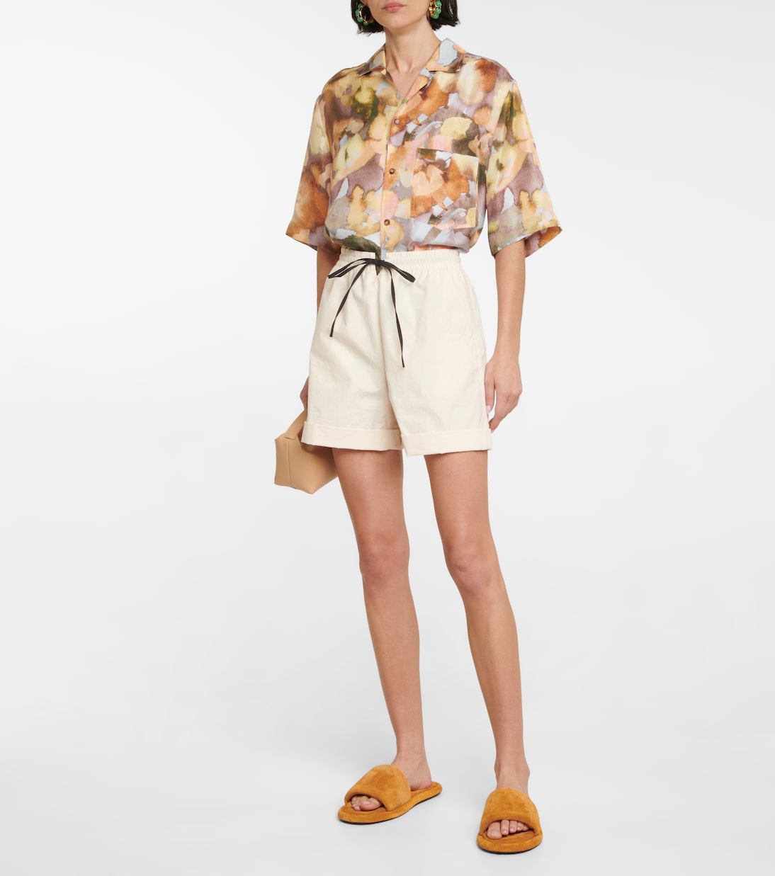 Sandalen Berrington aus Veloursleder | Nanushka