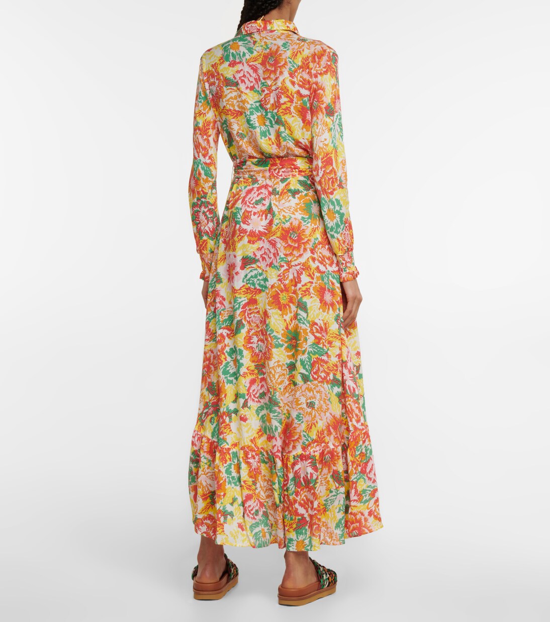 Robe chemise Kimi à fleurs | Poupette St Barth