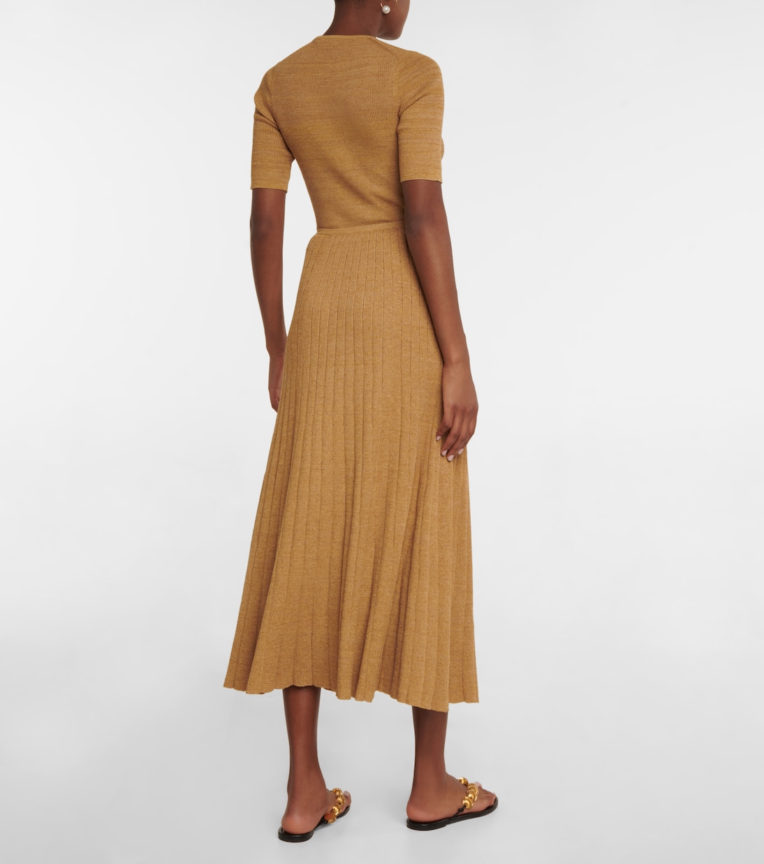 Midirock aus Rippstrick | Tory Burch