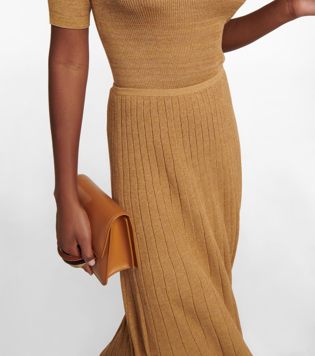 Midirock aus Rippstrick | Tory Burch