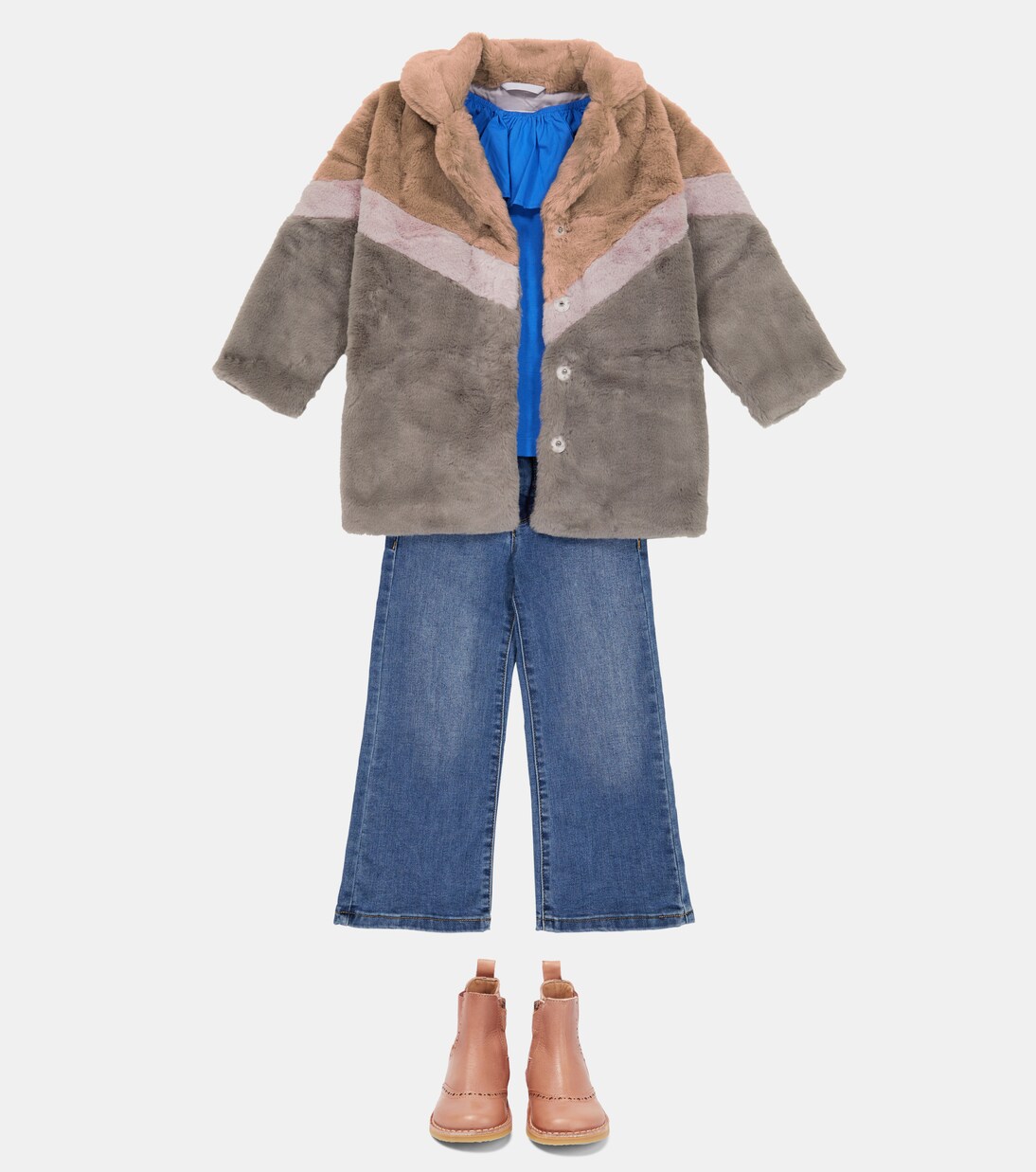 Haili colorblocked coat | Molo