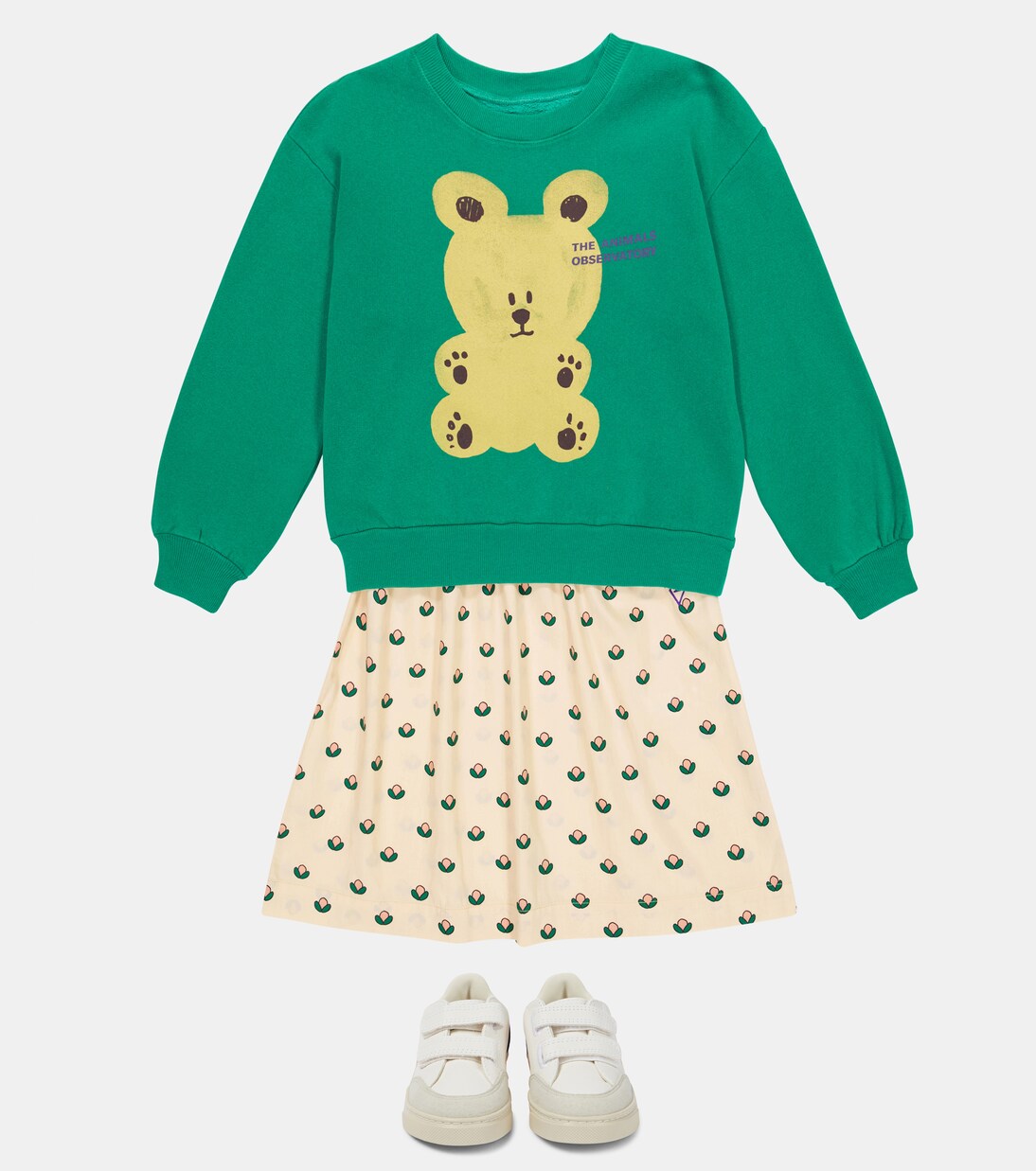 Jupe Kitten à fleurs | The Animals Observatory