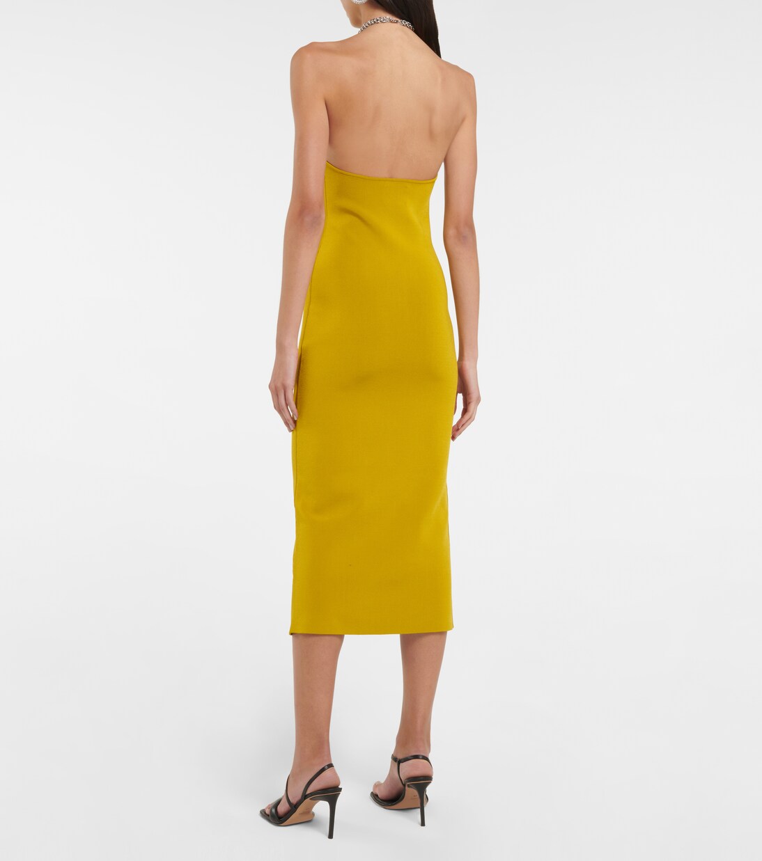 Abito midi Cleopatra con decorazione | Galvan