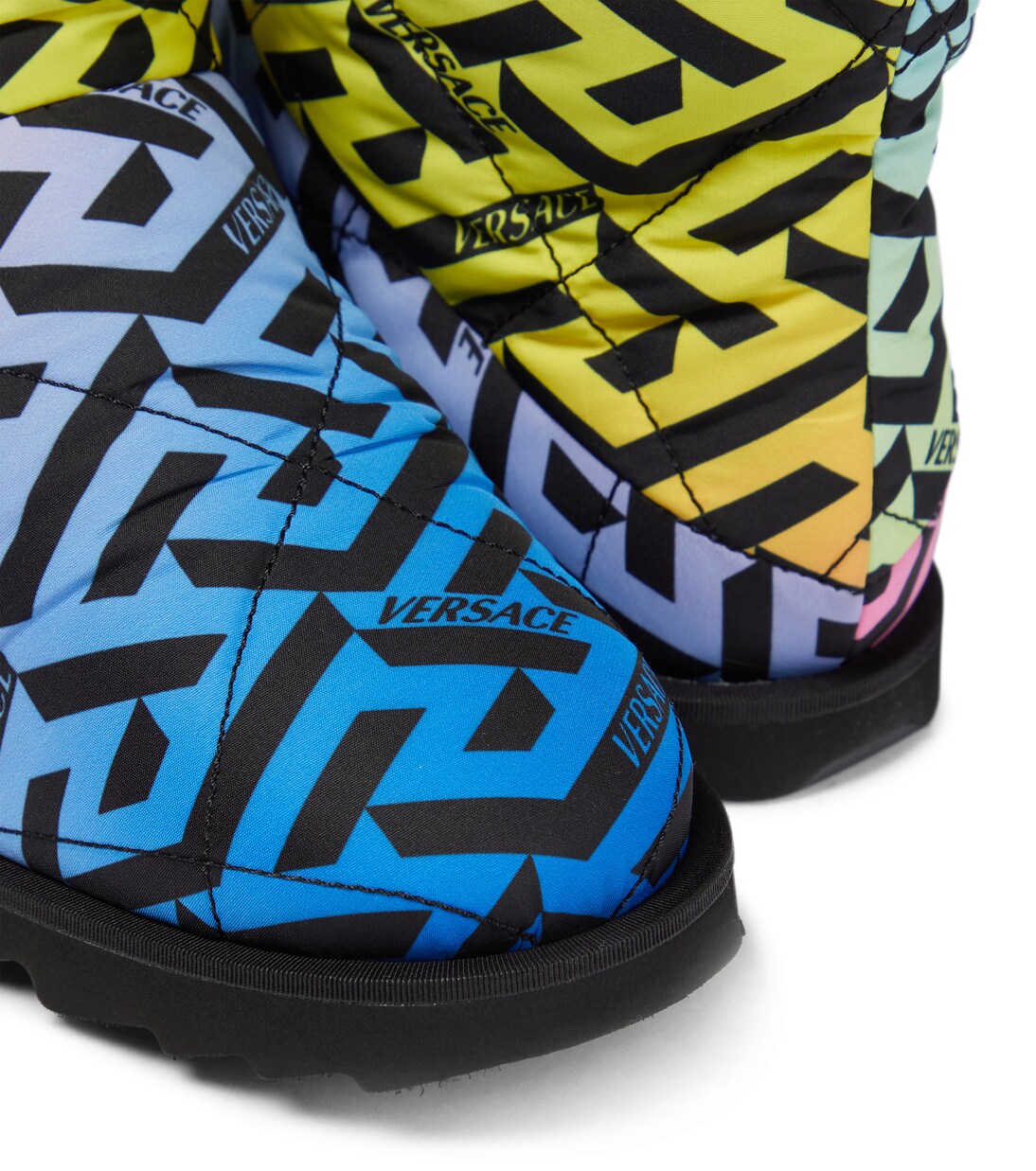 La Greca quilted boots | Versace Kids