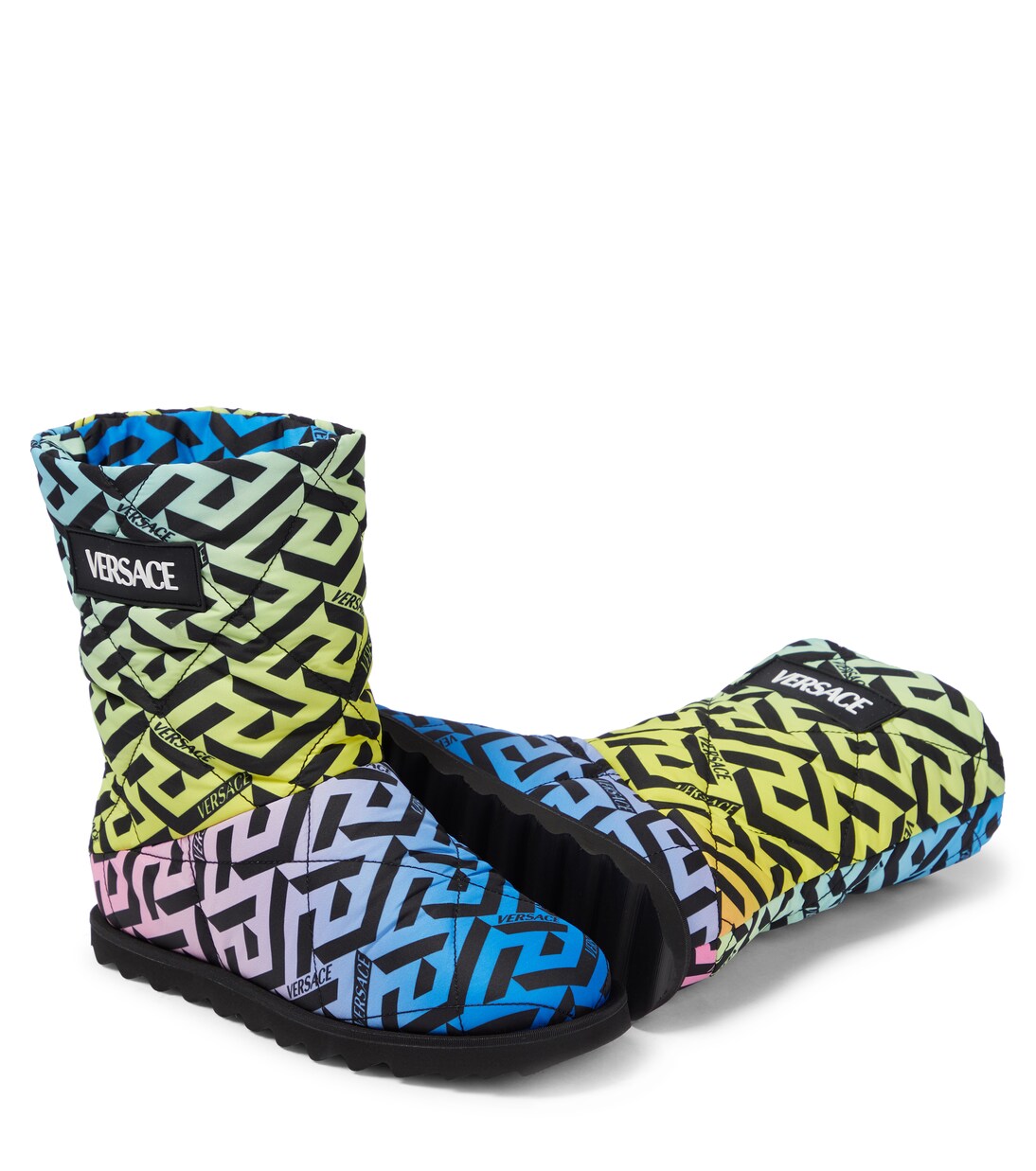 La Greca quilted boots | Versace Kids