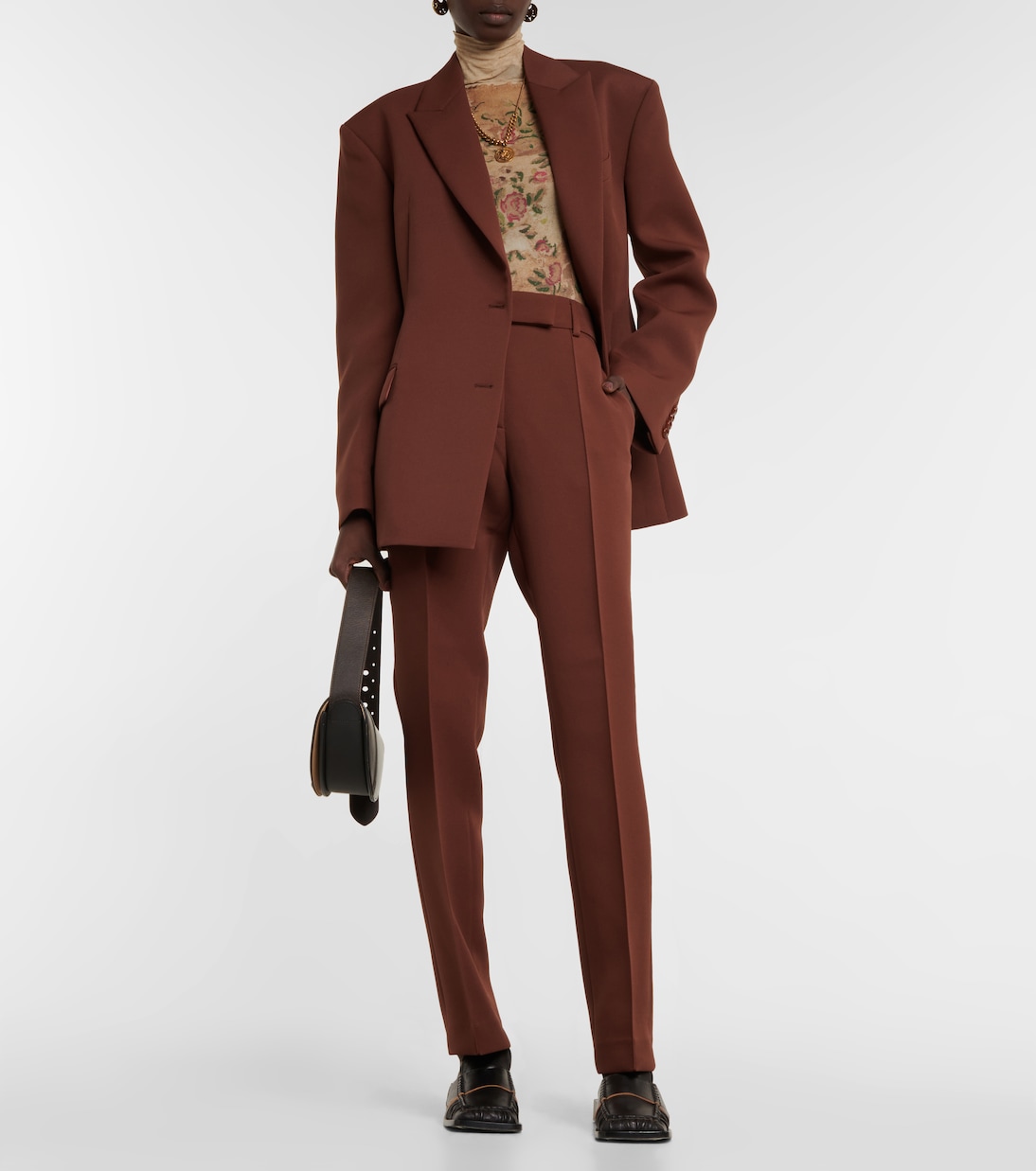 High-rise pleated pants | Acne Studios