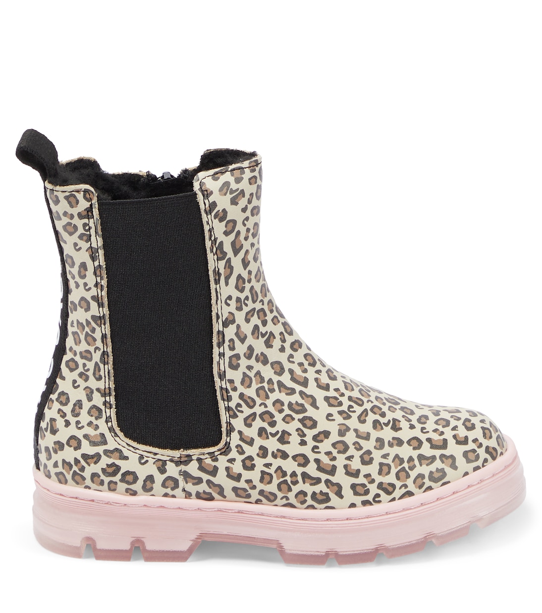 Leopard-print leather boots | Marc Jacobs Kids