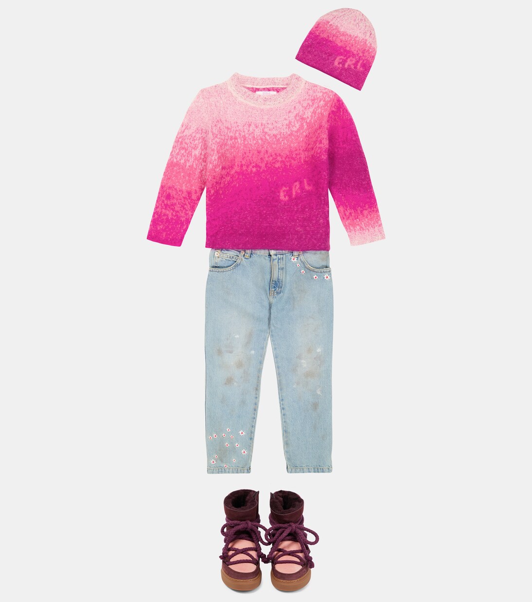 Gradient mohair-blend sweater | ERL Kids